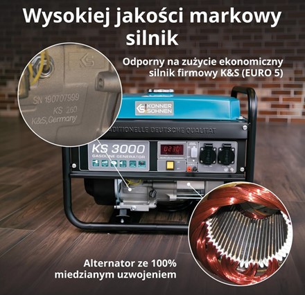 Agregat prądotwórczy KS 3000