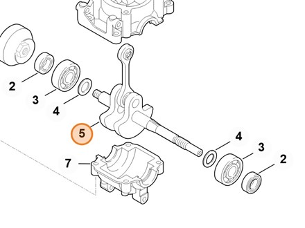 Wał korbowy 4140 030 0406