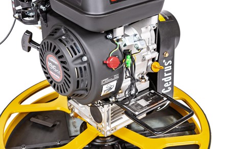 Spalinowa zacieraczka do betonu Cedrus CEDZC01 o średnicy 60 cm z silnikiem Loncin i dyskiem zacierającym