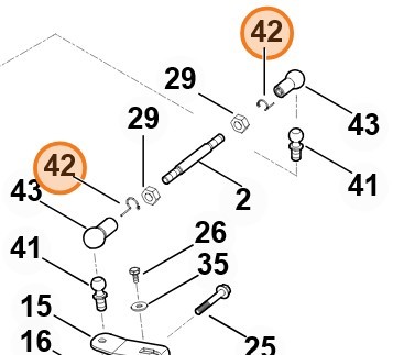 Pałąk zabezpieczający 9666 003 7016