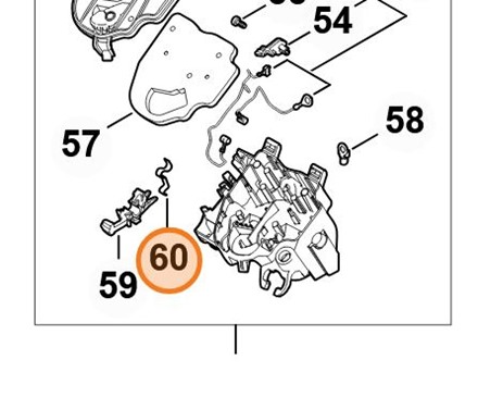 Sprężyna zestykowa 1148 442 1600