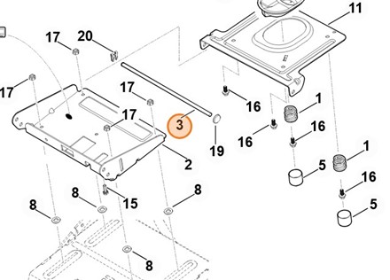 Drążek 6170 703 1750
