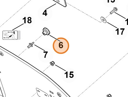 Pokrętło 6170 760 1800