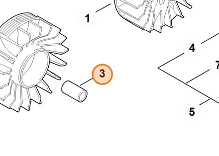 Tuleja dystansowa 4140 162 9101