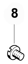 Śruba z łbem półokrągłym 1120 122 7400
