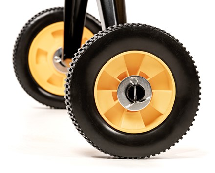 Profesjonalna betoniarka elektryczna Cedrus BT160 160L z żeliwnym wieńcem na stalowej ramie