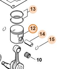 Tłok Ø 35 mm 4134 030 2023