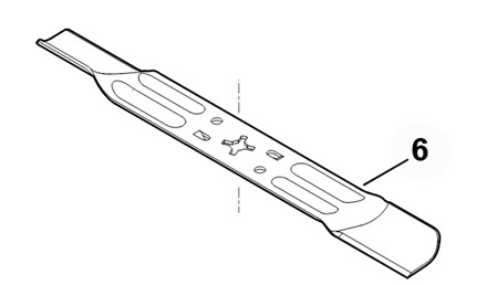 Nóż do kosiarki  50.2 cm STIHL części oryginalne  STIHL 6371 702 0101
