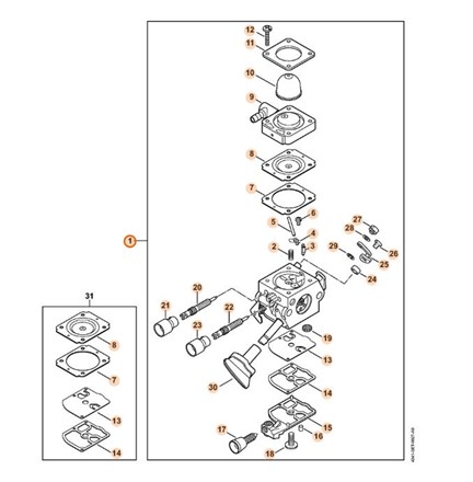 Gaźnik 4241/19 4241 120 0619