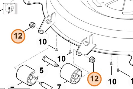 Nakrętka sześciokątna M10 9212 260 1300