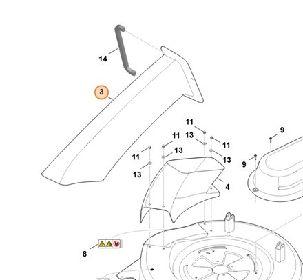 Kanał wyrzutowy 6140 763 1400