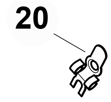 Dźwignia sterowania zaworem dopływu paliwa 1125 121 5000