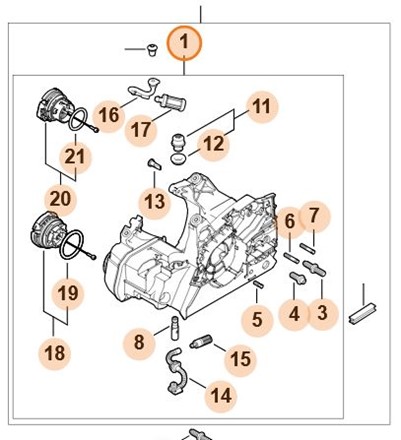Obudowa silnika 1148 020 3006