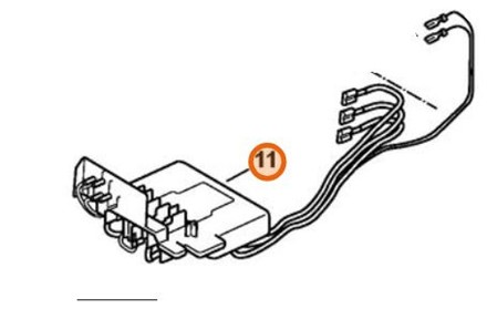 Moduł elektroniczny STIHL 1254 430 1440 do pilarki akumulatorowej MSA 140 C-B – oryginalna część