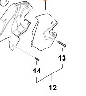 Osłona nożyc Stihl ASA 20 VA05 602 0400 oryginalna część ochronna