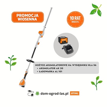 Nożyce teleskopowe STIHL HLA 56 do przycinania wysokich żywopłotów