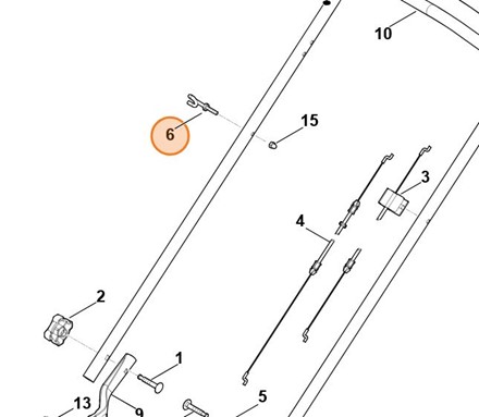  Prowadnica linki 6350 760 3800