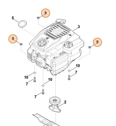 Nakrętka zabezpieczająca M8 9214 320 1105