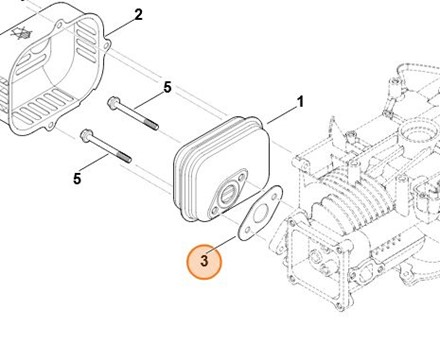 Uszczelka tłumika 0004 149 0600