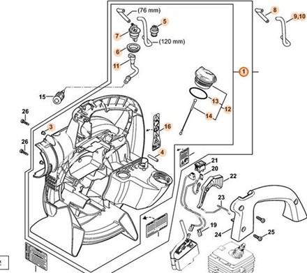 Obudowa dmuchawy 4241 700 4118