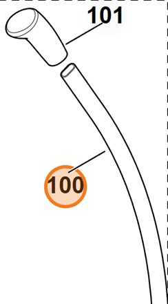 Oryginalna dźwignia sterująca Stihl OEM 6170 703 6750 do kosiarek samojezdnych i traktorków