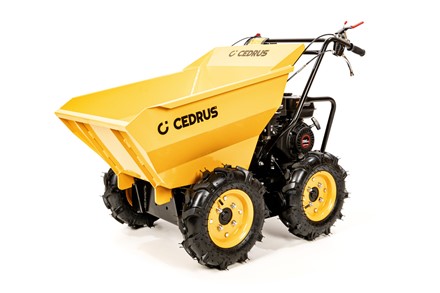 Transporter spalinowy Cedrus TR300 4x4 z silnikiem Loncin i terenowymi oponami