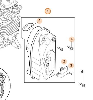 Tłumik wydechu spalin 4282 140 0602