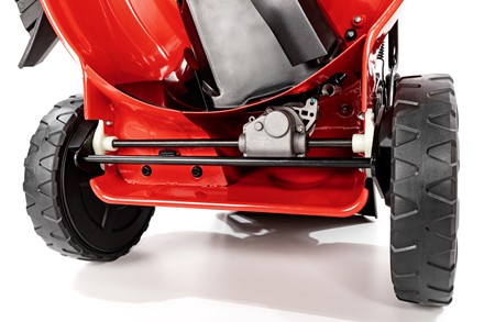 Kosiarka spalinowa z napędem CEDRUS KS53S-H z silnikiem Honda GCV200, stalową obudową 53 cm i koszem 65 litrów