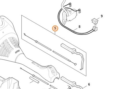Dźwignia blokady 4140 180 1750