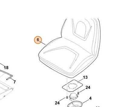 Siedzenie 6170 760 0315