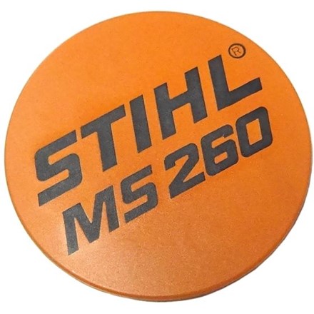 Tabliczka z typem urządzenia MS 260 1121 967 1507