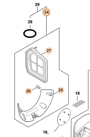 Zestaw płyty osłonowej 4147 007 1013