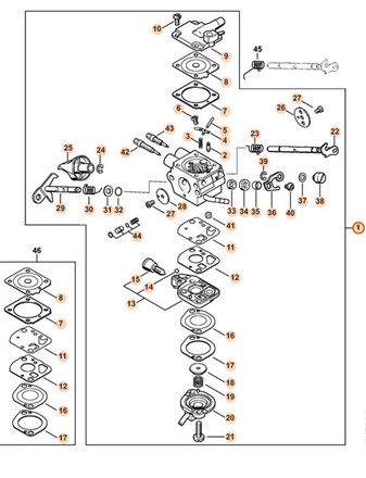 Gaźnik C1Q-S183 4282 120 0606