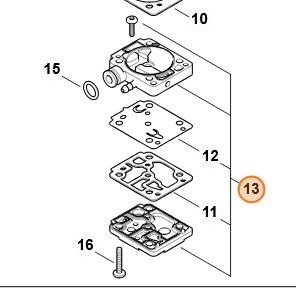 Zestaw pokrywy pompy Z010 017 K002