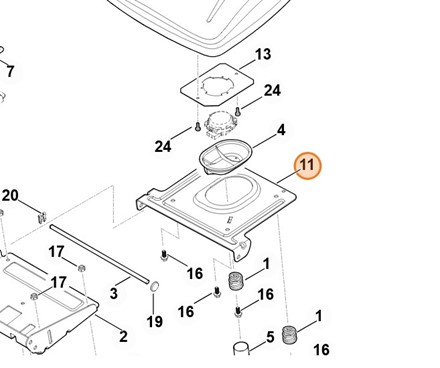 Płytka wspornika 6170 763 5441