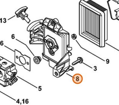 Obudowa filtra 4134 140 2804