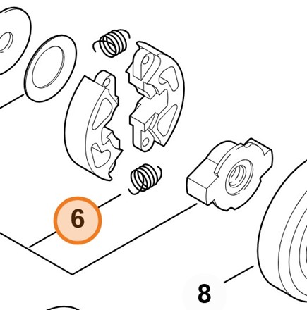 Sprężyna naciągowa 4140 162 7901