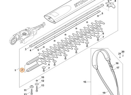 Nóż / noże 500 mm / 20" 4859 710 6050