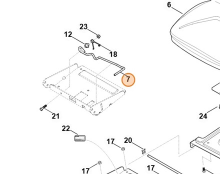 Dźwignia regulacyjna 6140 763 2920