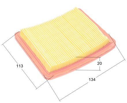 Filtr powietrza Loncin papierowy LC1P65F 1P70F