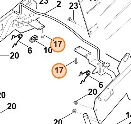 Śruba IS P5x22 Stihl 9074 478 4131 oryginalna część OEM do urządzeń Stihl