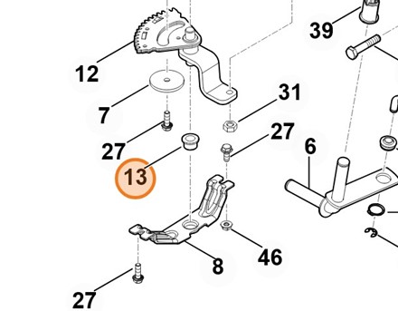 Tulejka łożyska 6170 162 3700