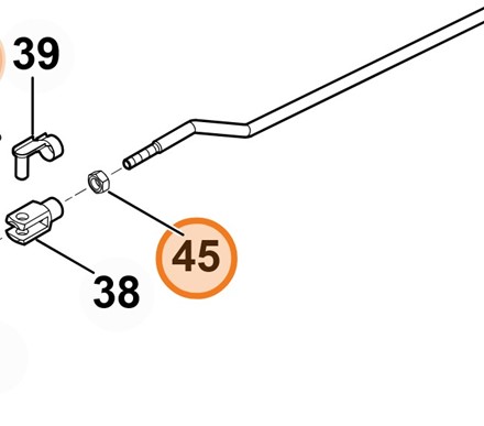 Nakrętka sześciokątna M8 9210 259 1100