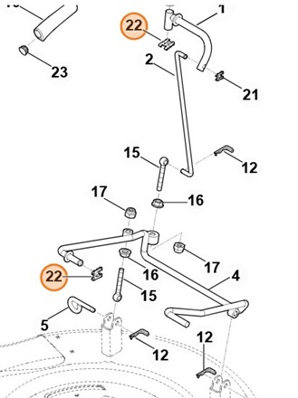 E-clip SL-14 STIHL OEM 9460 620 8050 do RT 4082.1