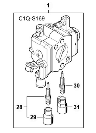Gaźnik C1Q-S169E 4228 120 0608