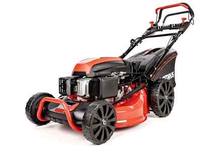 Kosiarka spalinowa z napędem CEDRUS KS53SV-E z elektrycznym rozruchem e-start i stalową obudową 53 cm