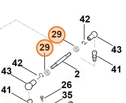 Nakrętka sześciokątna M10 9210 261 1300