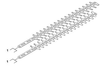 Noże do HSA 86  Nóż / noże 500 mm / 20" 4851710605