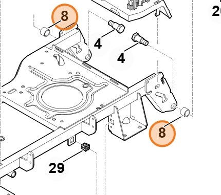 Tulejka łożyska 6140 763 3000