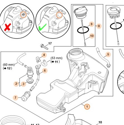 Zbiornik paliwa 4147 350 0404